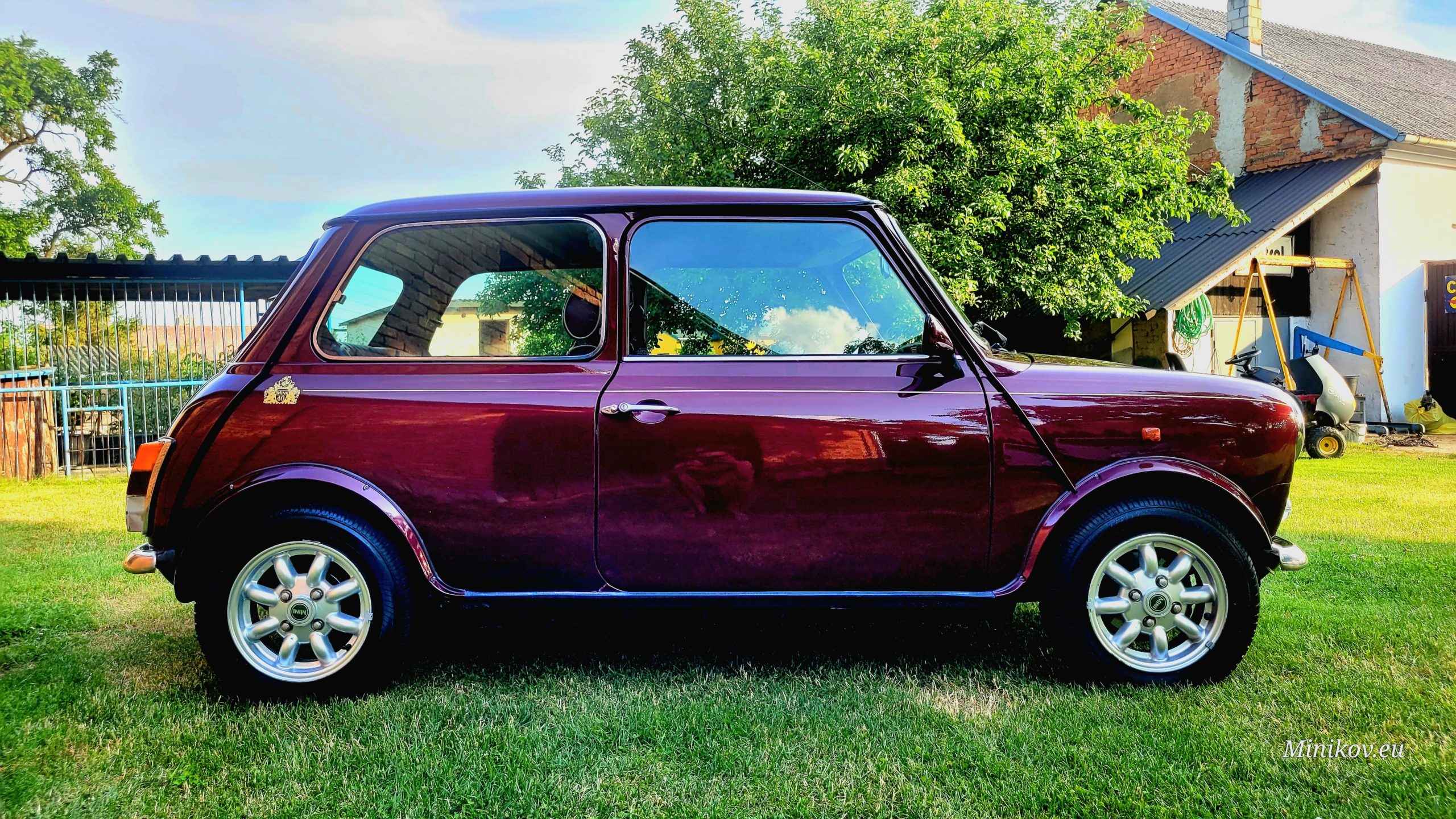 Rover Mini Cooper 40th Anniversary Mulberry Red