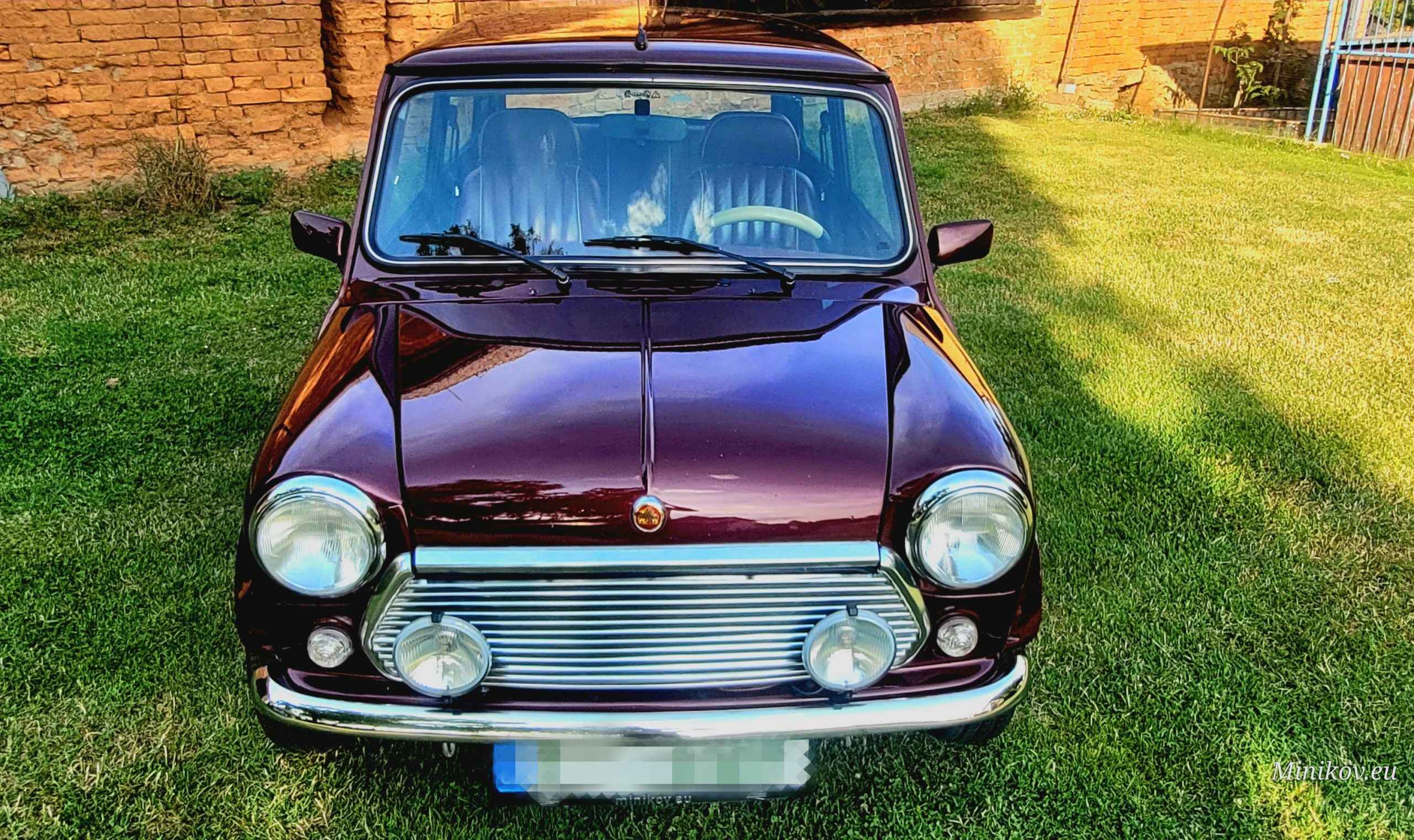 Rover Mini Cooper 40th Anniversary Mulberry Red