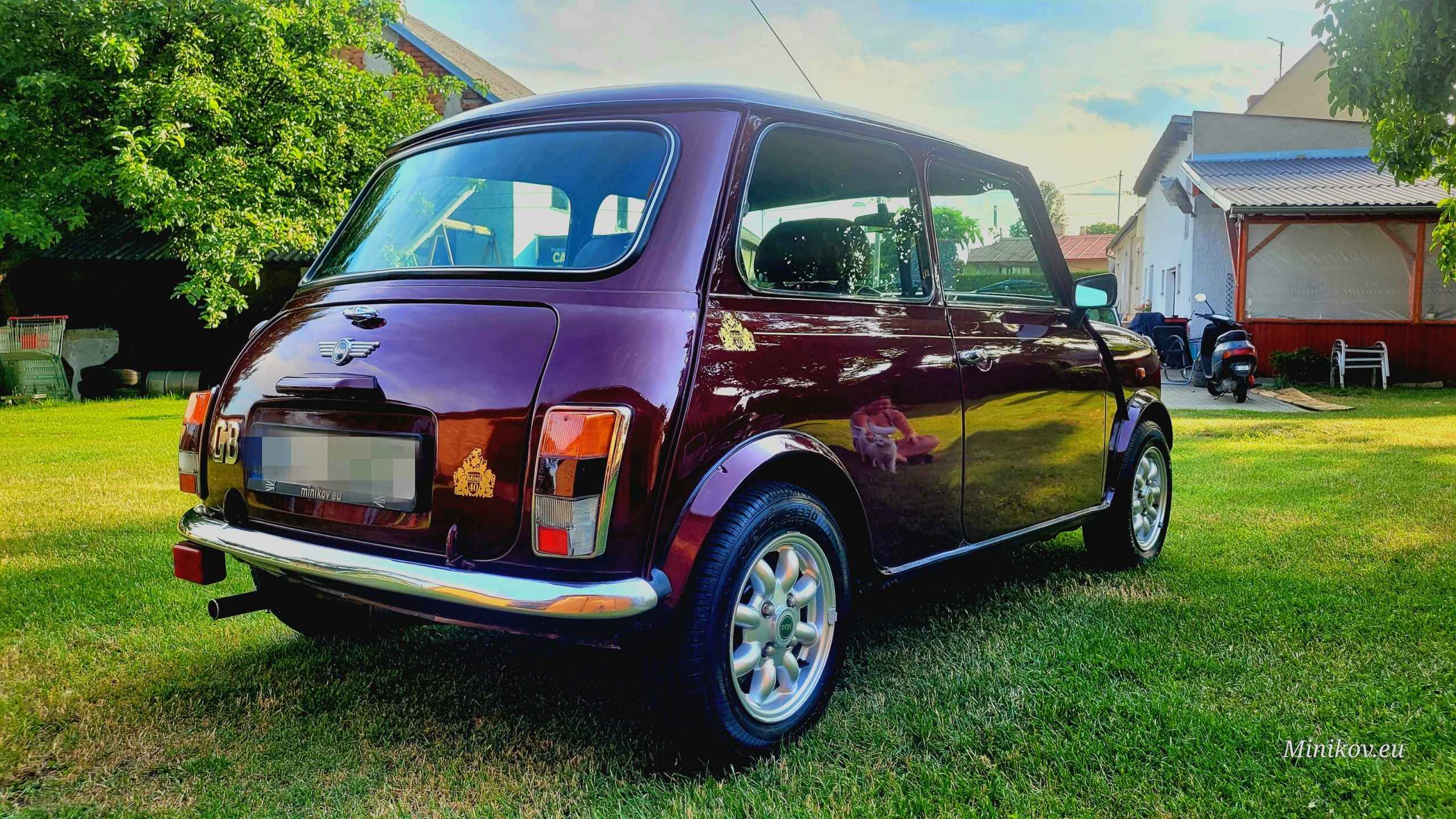 Rover Mini Cooper 40th Anniversary Mulberry Red