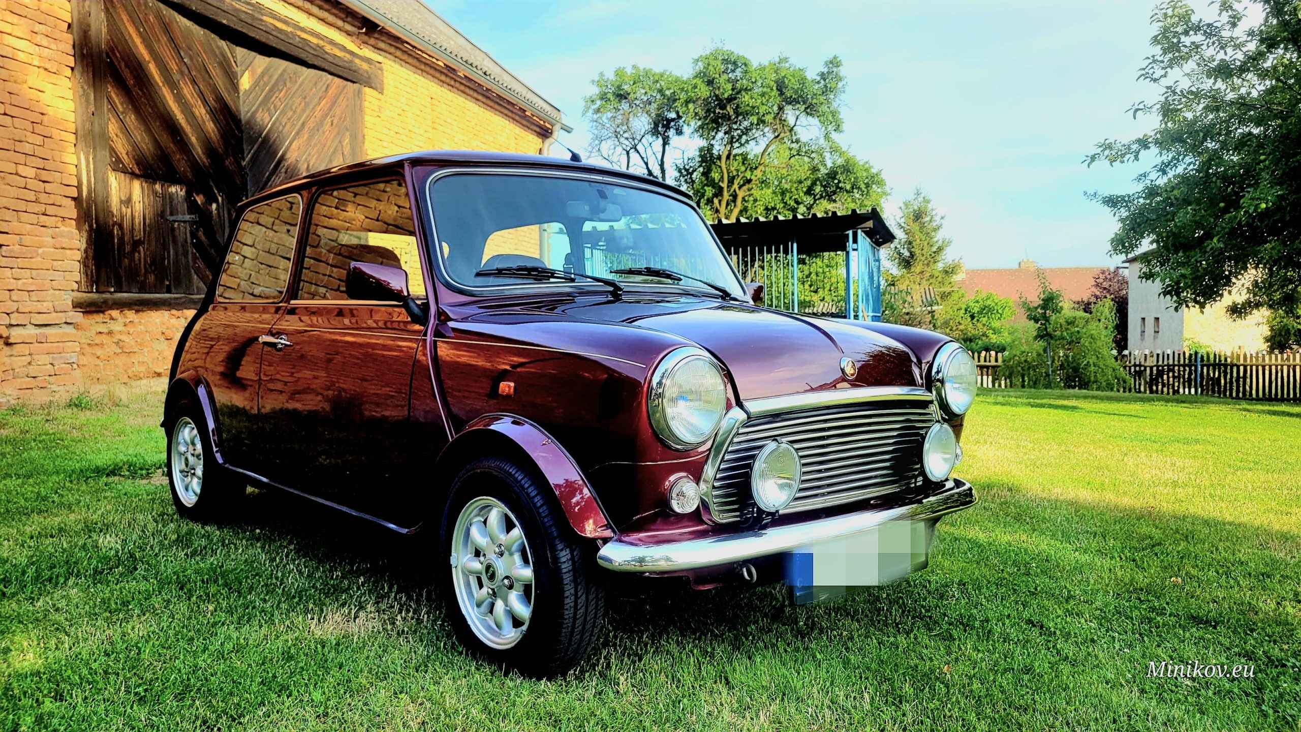 Rover Mini Cooper 40th Anniversary Mulberry Red